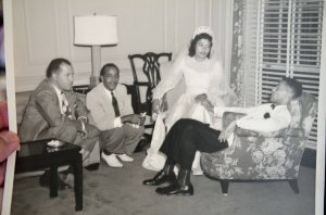 My dad and mom, Elizabeth Hood on their wedding day